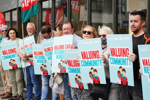 Community workers strike for pay rise amid cost of living crisis - Vimarsana News