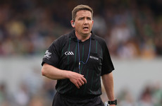 Cork's Lyons to referee All-Ireland final between Limerick and Kilkenny
