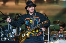 Guitarist Carlos Santana collapsed on stage after he 'forgot to eat and drink water'