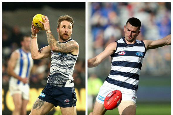 Irish duo help Geelong win top of the table AFL clash against champions Melbourne - Vimarsana News