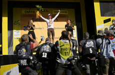 Luxembourg's Jungels powers to stage nine victory at Tour de France, Pogacar holds yellow jersey