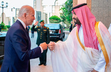 Saudi crown prince greets Joe Biden with fist bump ahead of key meeting