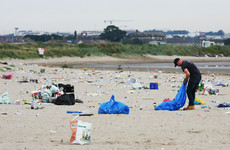 Six-hour cleanup at north Dublin beach after sand is left strewn with beer bottles and plastic