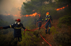 Greek firefighters continue to battle major wildfires amid heatwave