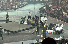 Two dancers hurt after giant video screen falls on to stage during concert in Hong Kong
