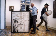 Lost Banksy painting created in West Bank resurfaces in Tel Aviv gallery