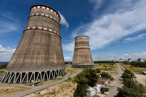 File photo of Zaporizhzhia Nuclear Power Plant.