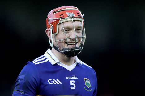 Dillon Quirke pictured after a league win for Tipperary last February.