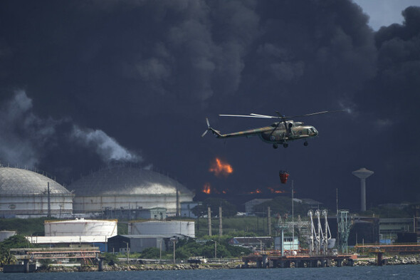 Fire at Cuba fuel depot leaves 67 injured - Vimarsana News