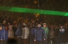 Water cannon used by police during Belfast disorder