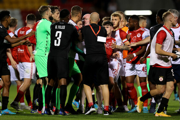 Provocative player celebration sparked fracas following Pat's European clash in Tallaght - Vimarsana News