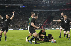 Late All Blacks tries beat Springboks to give coach Foster lifeline