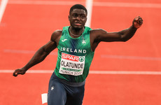 Ireland's Olatunde makes history at European Championships