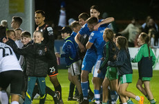 Finn Harps lose manager and talisman to red cards but edge five-goal thriller to move off bottom