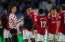Sancho nabs winner as Man United continue revival against struggling Leicester