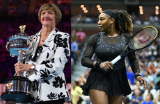'I've admired Serena but I don't think she has ever admired me,' says record-holder Court