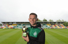Shamrock Rovers' Andy Lyons scoops Player of the Month award for August