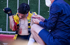 Injury suffered in crash at finish line rules Primoz Roglic out of Vuelta