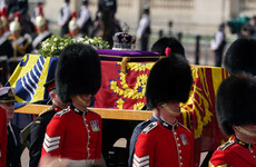 Crowds gather in London as queen's coffin to go on display