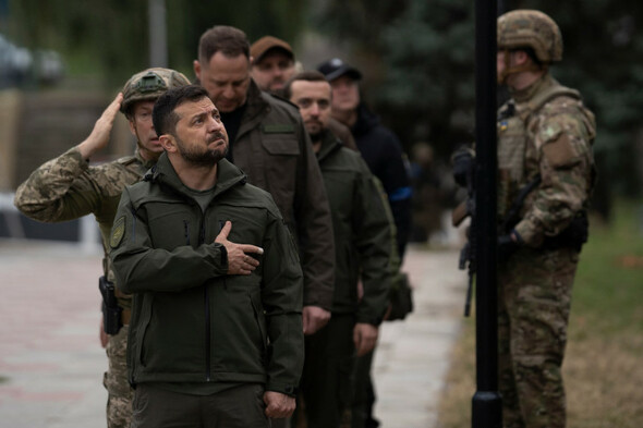 Ukraine's President Zelenskyy visits retaken city after successful counter-offensive - Vimarsana News
