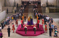 Royal guard collapses next to Queen Elizabeth’s coffin on first night of lying in state