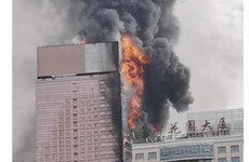 Fire engulfs 42-floor skyscraper in China's Changsha city