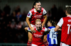 Beth Mead scores twice as Arsenal thrash Brighton in WSL opener