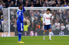 Sub Son Heung-min comes on and hits hat-trick as Tottenham thrash Leicester