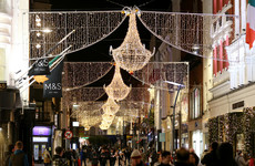 The Christmas lights in Dublin will be turned off earlier each night this year