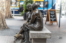 Talk of the town: The time two bronze shoppers in Dublin's city centre were given a voice