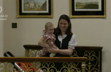 Violet-Anne Wynne makes history by being first TD to bring baby into Dáil chamber
