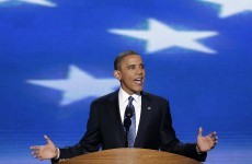 Obama asks for second term, says nation will recover