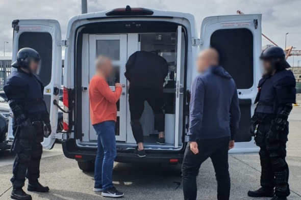 Fugitive wanted for human trafficking offences surrendered to Lithuania police at Dublin Port - Vimarsana News