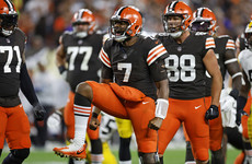 Jacoby Brissett pilots Cleveland Browns to bounce-back victory over Pittsburgh