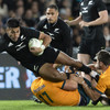 All Blacks thrash Australia to close in on Rugby Championship title