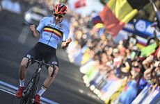 Remco Evenepoel goes solo to win rainbow jersey