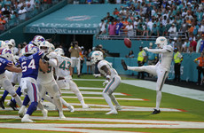 Dolphins survive 'Butt Punt' to down divisional-rival Bills and move top of AFC East