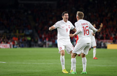 Wales relegated as sumptuous Lewandowski assist tees up Poland win