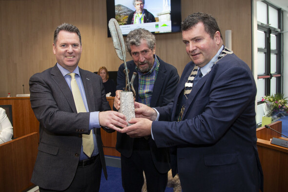 Charlie Bird has been conferred with the Freedom of County Wicklow - Vimarsana News