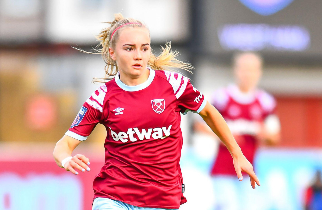 West Ham WSL debut a 'dream come true' for Irish international Atkinson