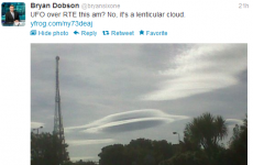 Tweet Sweeper: Bryan Dobson meets a UFO, maybe