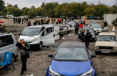 Russian strike kills 25 people on humanitarian convoy in Ukraine, official says