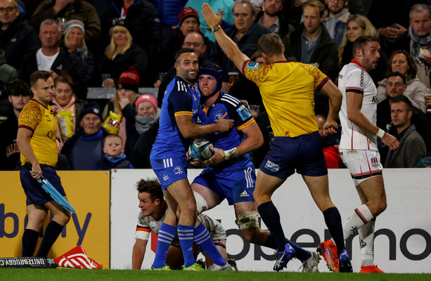 Leinster ride out the storm to escape from Belfast with a seven-point win