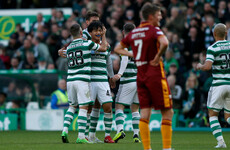 Reo Hatate sends Celtic back to Premiership summit with win over Motherwell