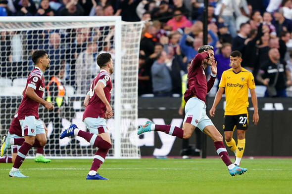 €34 million man scores first goal as West Ham send Wolves into relegation zone - Vimarsana News