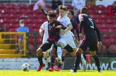 Rocco Vata strikes with volley for Celtic in Uefa Youth League