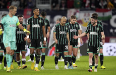 Celtic’s Champions League hopes dented by defeat in Leipzig