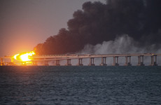 Three killed as truck bombing damages Russian bridge to Crimea