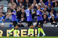 Harry Kane nets first-half header as Tottenham end tough week with Brighton win