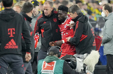 Bayern's Davies hospitalised after getting kicked in the face